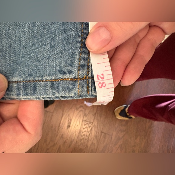 FRAME Le Mid Wide Leg Jeans Size 24 in Happy Indigo - Picture 6 of 9